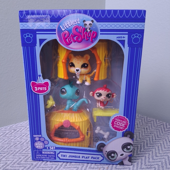 Littlest Pet Shop Other - Littlest Pet Shop Tiki Jungle Play Pack - Multicolor